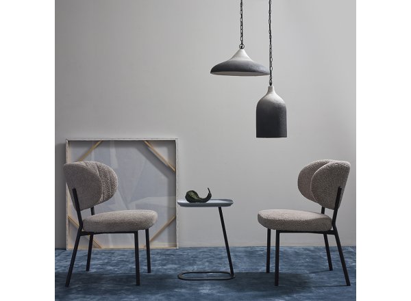 Столик приставной sustainable collection, 40,6х28 см, серый/черный