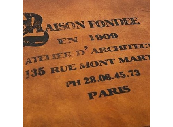Столик-сундук Secret de Maison Конкорд/Concorde (мод. 3176) массив манго/кожа буйвола, 42х92х52см, коричневый